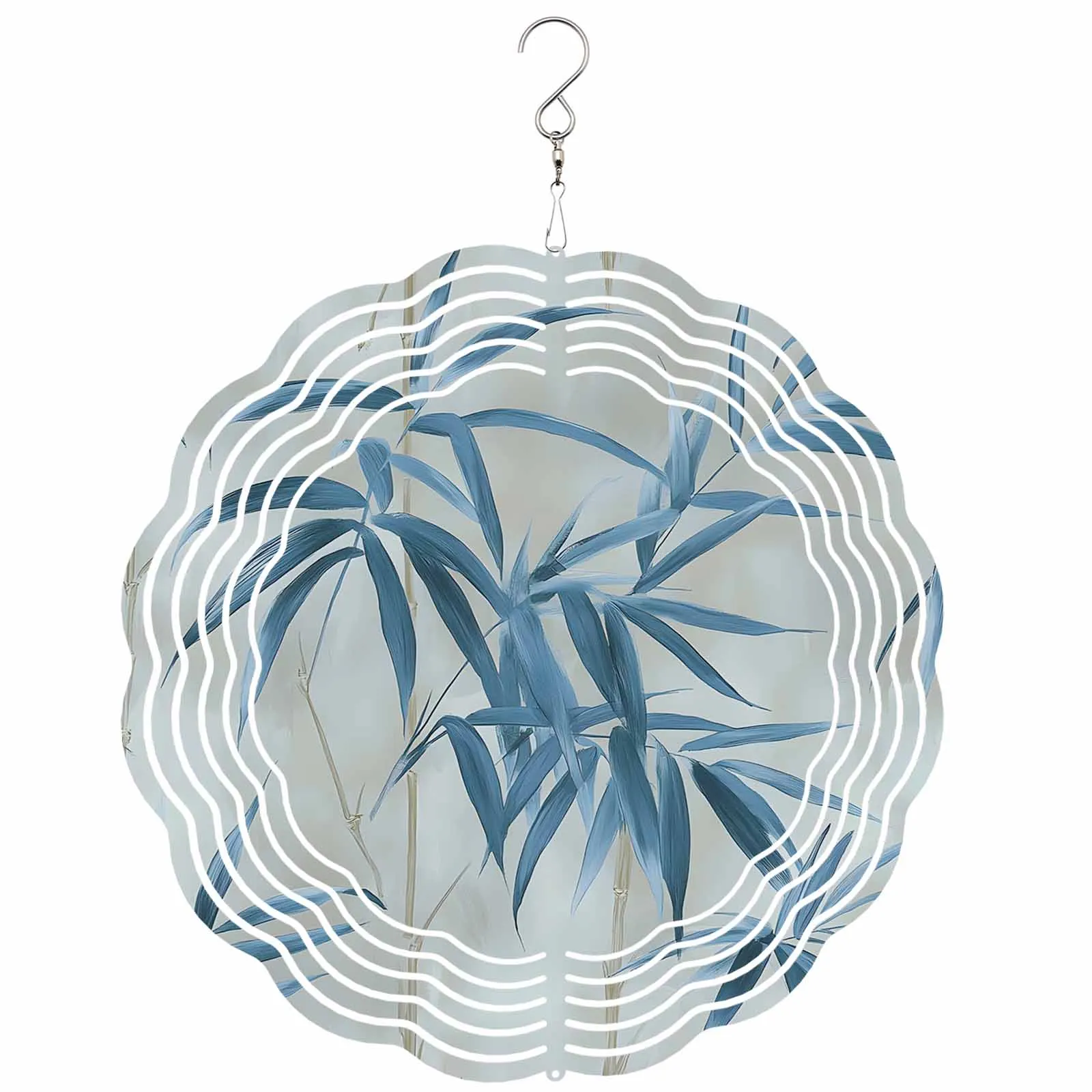 Modernism Plant Leaf Stainless Steel Hanging Decorations For Home 3D Rotating Wind Spinner
Modernism Plant Leaf Stainless Steel Hanging Decorations For Home 3D Rotating Wind Spinner