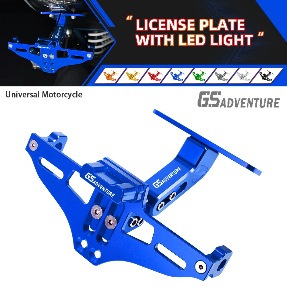For BMW R1250GS ADVENTURE R 1250 GS R1200GS LC License Plate Holder Turn Signal Lights Accessories Tail Tidy Fender Eliminator
For BMW R1250GS ADVENTURE R 1250 GS R1200GS LC License Plate Holder Turn Signal Lights Accessories Tail Tidy Fender Eliminator