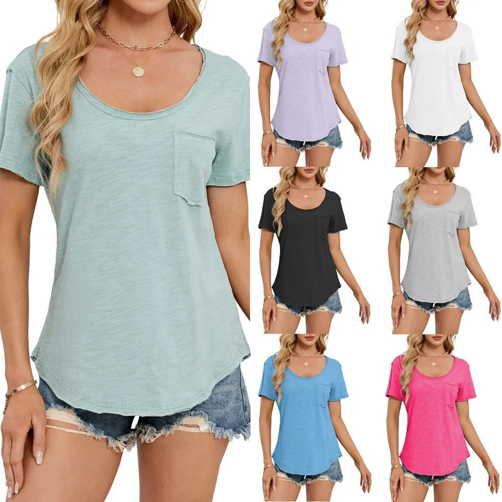 Spring Summer plus Size Women's T-irt Overhead Patchwork round Ne ket Color Big Size Bamboo Knitted Top
Spring Summer plus Size Women's T-irt Overhead Patchwork round Ne ket Color Big Size Bamboo Knitted Top