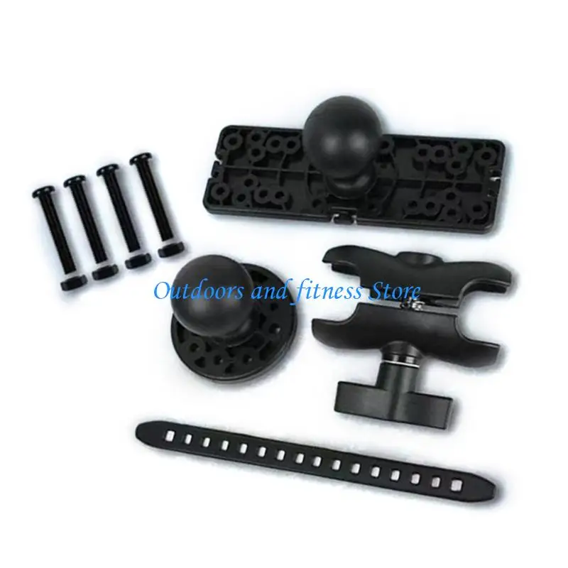H053 Fish Finder Mount Bracket Plate Marine Electronic Mount, 360 Degrees Adjustable
H053 Fish Finder Mount Bracket Plate Marine Electronic Mount, 360 Degrees Adjustable