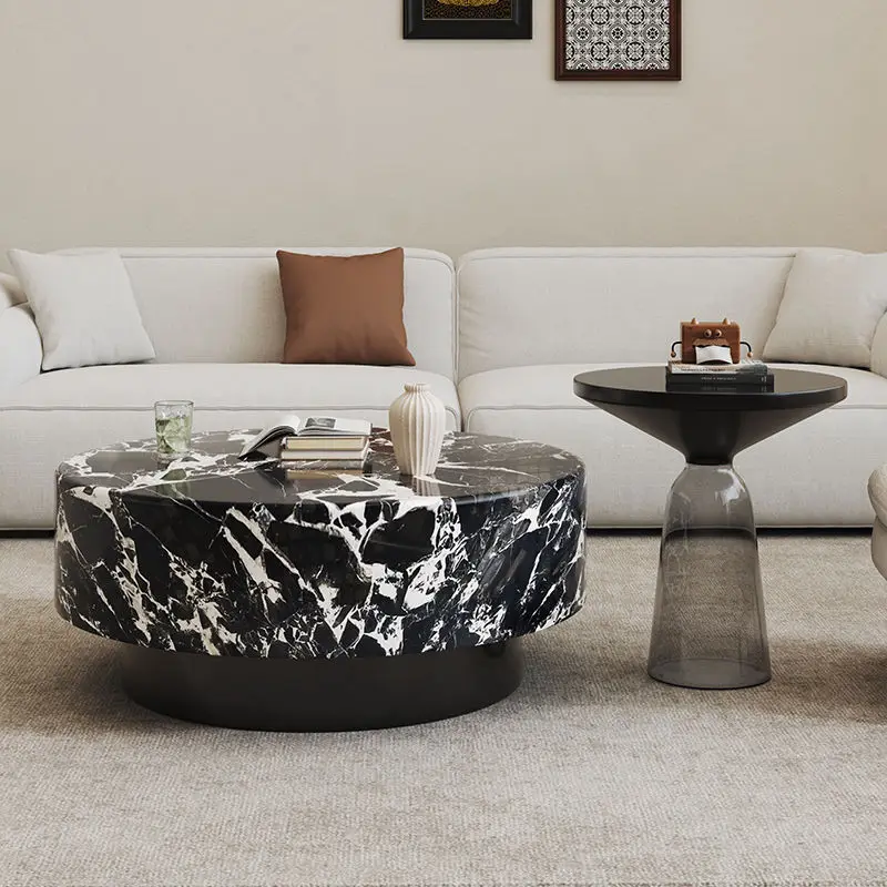 marble round coffee table combination household living room small apartment new modern senior simple
marble round coffee table combination household living room small apartment new modern senior simple