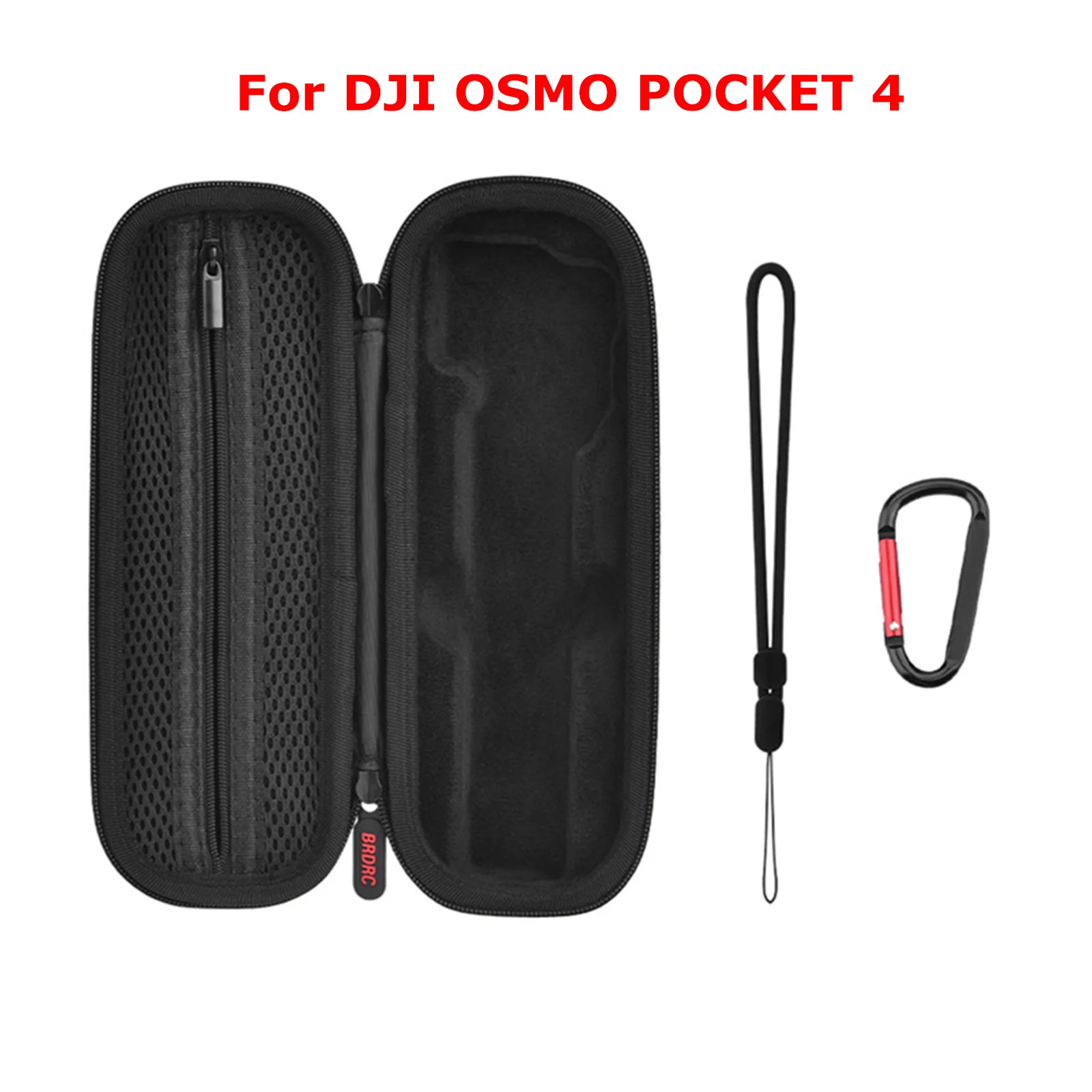 PU Carrying Case for DJI Pocket 4 Shockproof Storage Bag Drop-Resistant with Metal Carabiner & Lanyard
PU Carrying Case for DJI Pocket 4 Shockproof Storage Bag Drop-Resistant with Metal Carabiner & Lanyard