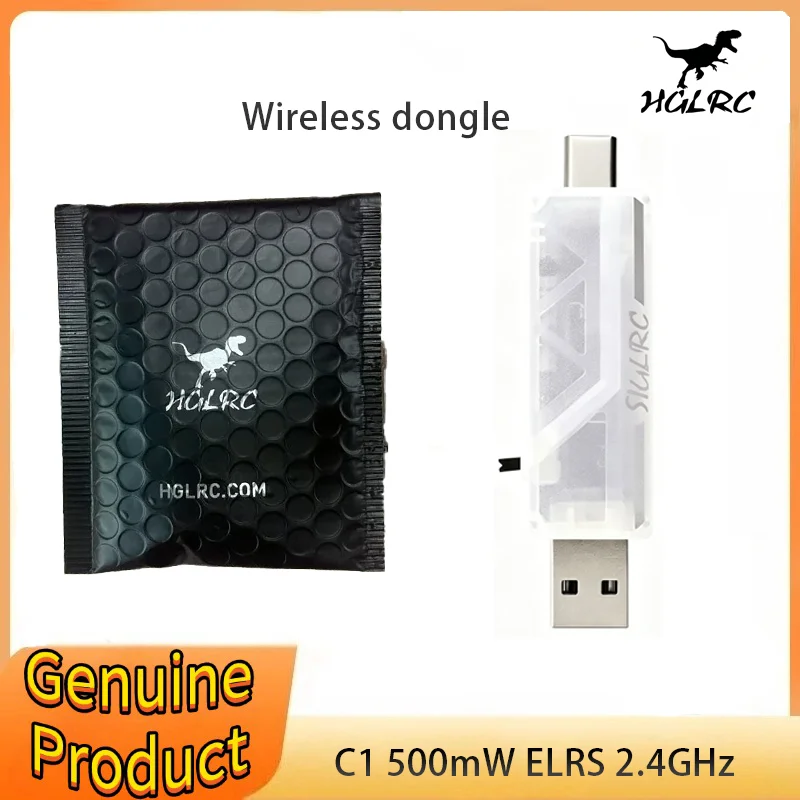 HGLRC C1 500mw ELRS 2.4G Remote Control Wireless Dongle Spart Part
HGLRC C1 500mw ELRS 2.4G Remote Control Wireless Dongle Spart Part