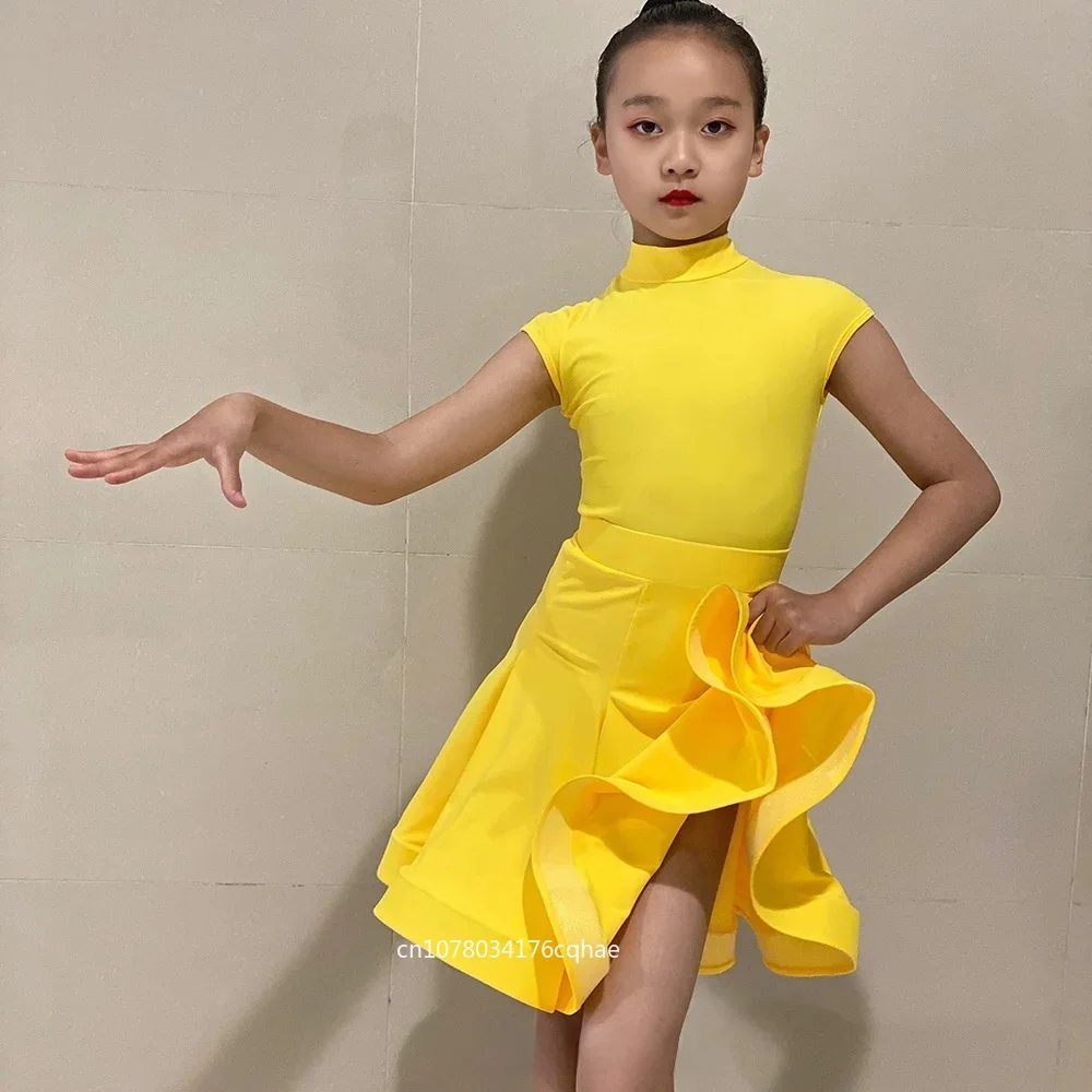 New Girls Latin Dance Dress Kids Performance Dancing Clothes Children'S National Standard Ballroom Dance Costume Cha-cha dance
New Girls Latin Dance Dress Kids Performance Dancing Clothes Children'S National Standard Ballroom Dance Costume Cha-cha dance