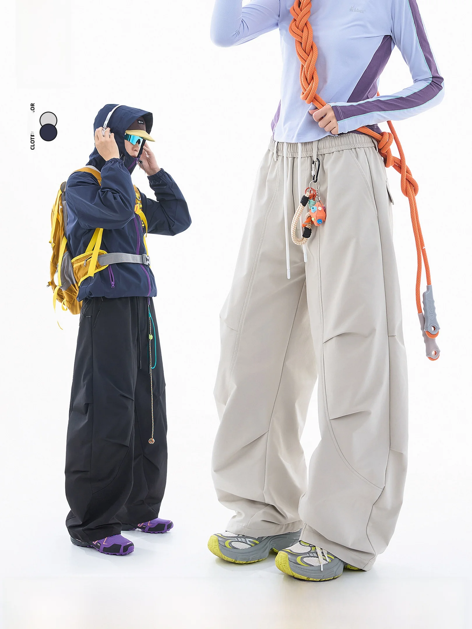 Outdoor OXOWX Hiking Casual Pants Loose Straight Leggings Folded Paratrooper Trousers 2025 New Autumn Leisure Wide Leggings
Outdoor OXOWX Hiking Casual Pants Loose Straight Leggings Folded Paratrooper Trousers 2025 New Autumn Leisure Wide Leggings