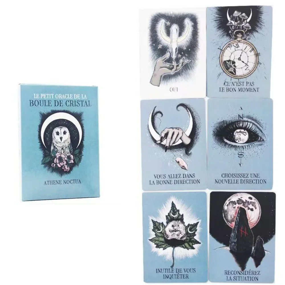 Crystal Ball Oracle Cards - 13 Card Divination, 10.4*7.3cm French Edition Le Petit Oracle De La Boule De Cristal
Crystal Ball Oracle Cards - 13 Card Divination, 10.4*7.3cm French Edition Le Petit Oracle De La Boule De Cristal