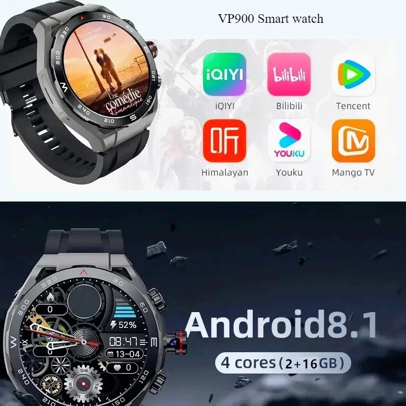 Смарт-часы 2025 года, GPS-навигация, AMOLED HD-экран, фитнес, 4G, SIM-карта, камера, видеозвонок, водонепроницаемый
Смарт-часы 2025 года, GPS-навигация, AMOLED HD-экран, фитнес, 4G, SIM-карта, камера, видеозвонок, водонепроницаемый