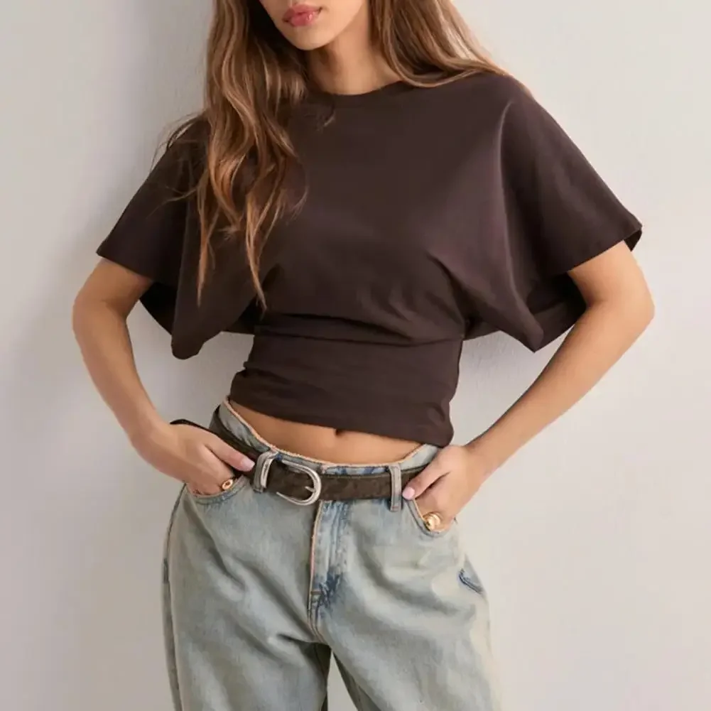 Women Solid Color Raglan Sleeve T-shirt New Summer Casual Simple European American Half Sleeve Versatile Female Short Tops
Women Solid Color Raglan Sleeve T-shirt New Summer Casual Simple European American Half Sleeve Versatile Female Short Tops