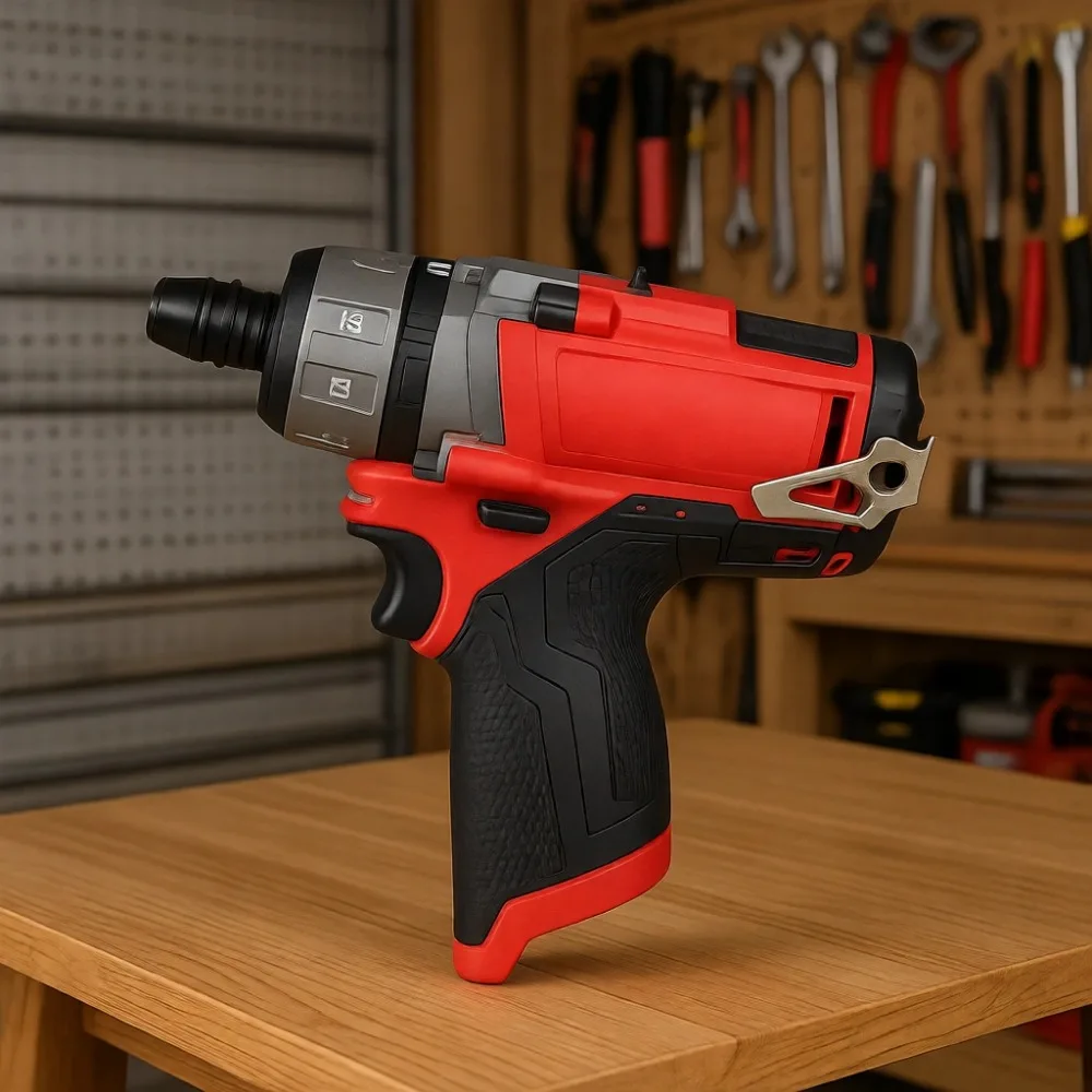 12V Cordless Screwdriver 1 4 Inch Variable Speed LED Light 2000 RPM Bare Tool Only