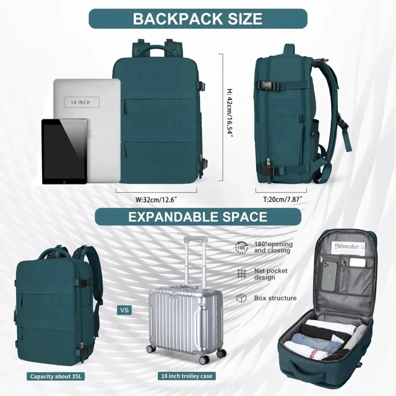 Travel Backpack Business Multifunctional Men Convenient Commute Computer Backpack Large Capacity Student Storage Bag Women New
Travel Backpack Business Multifunctional Men Convenient Commute Computer Backpack Large Capacity Student Storage Bag Women New