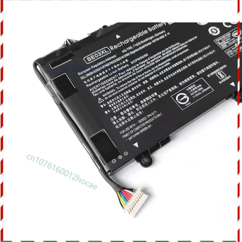 Новый аккумулятор SE03XL для HP Pavilion 14-AL125TX 14-AL126TX 14-AL127TX 14-AL138TX
Новый аккумулятор SE03XL для HP Pavilion 14-AL125TX 14-AL126TX 14-AL127TX 14-AL138TX