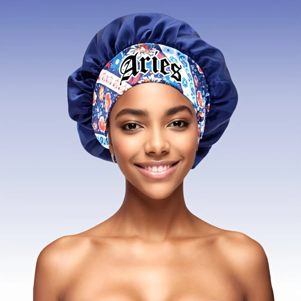 Hot-selling Printed Twelve Constellations Elastic Simulation Silk Small Round Hat Hair Care Cap Breathable Satin Nightcap
Hot-selling Printed Twelve Constellations Elastic Simulation Silk Small Round Hat Hair Care Cap Breathable Satin Nightcap