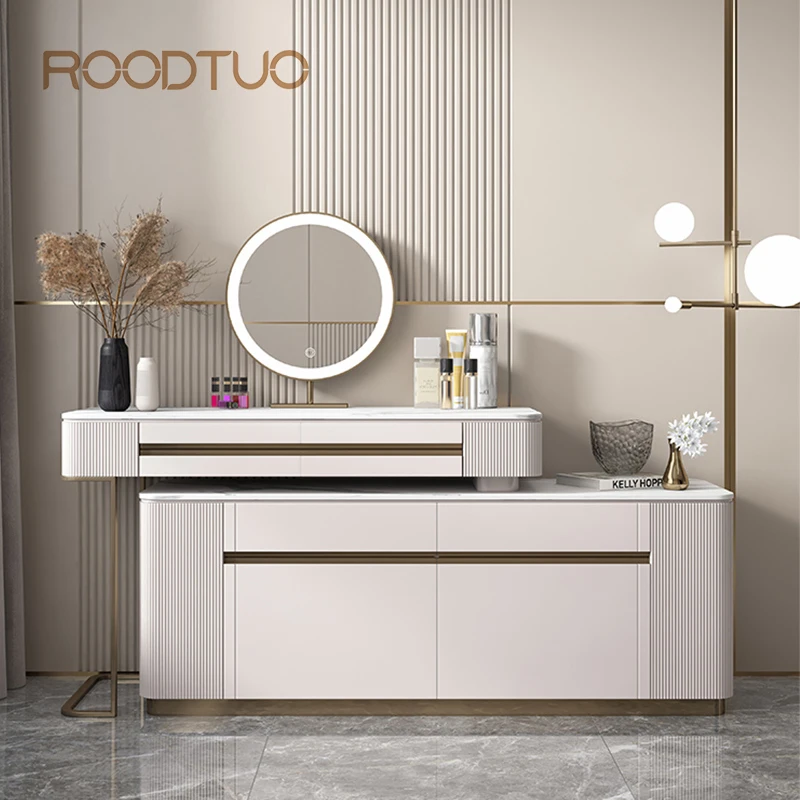 Makeup Dressing Table With Mirror Vanity Modern Comfortable With Bedroom Drawers Luxury Solid Dresser Tables Bedroom Cabinets
Makeup Dressing Table With Mirror Vanity Modern Comfortable With Bedroom Drawers Luxury Solid Dresser Tables Bedroom Cabinets