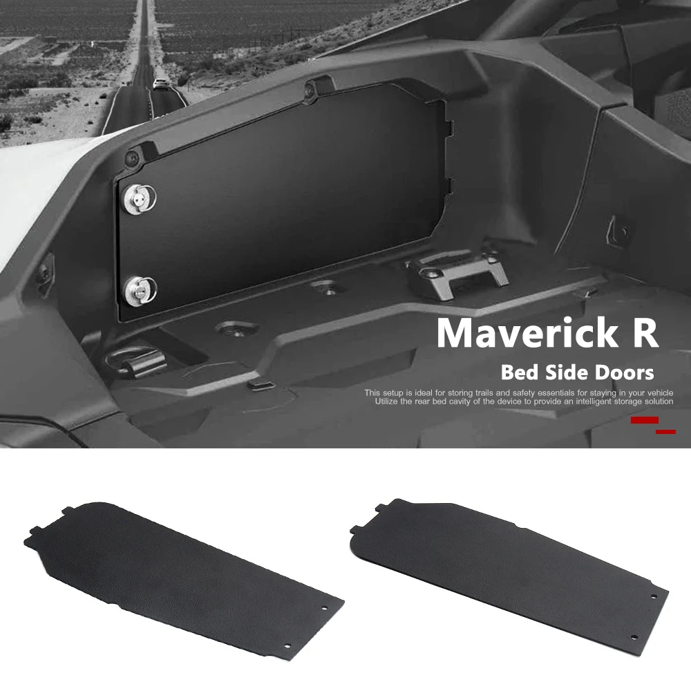 UTV 2024 For CAN-AM MAVERICK R Black Rear Storage Left and Right Bed Side Doors Kit For Can Am Maverick R Accessories
UTV 2024 For CAN-AM MAVERICK R Black Rear Storage Left and Right Bed Side Doors Kit For Can Am Maverick R Accessories
