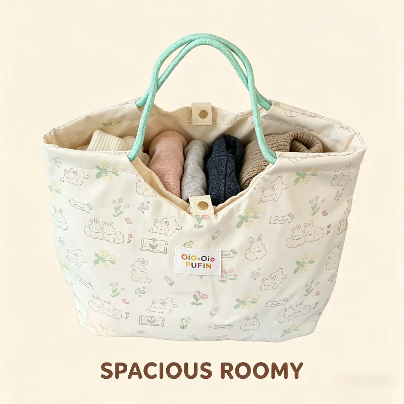 New Printed Cute Rabbit Canvas Tote Bag for Women, Korean Style Large Capacity Handheld Purse, Commuter Bag for Students
New Printed Cute Rabbit Canvas Tote Bag for Women, Korean Style Large Capacity Handheld Purse, Commuter Bag for Students