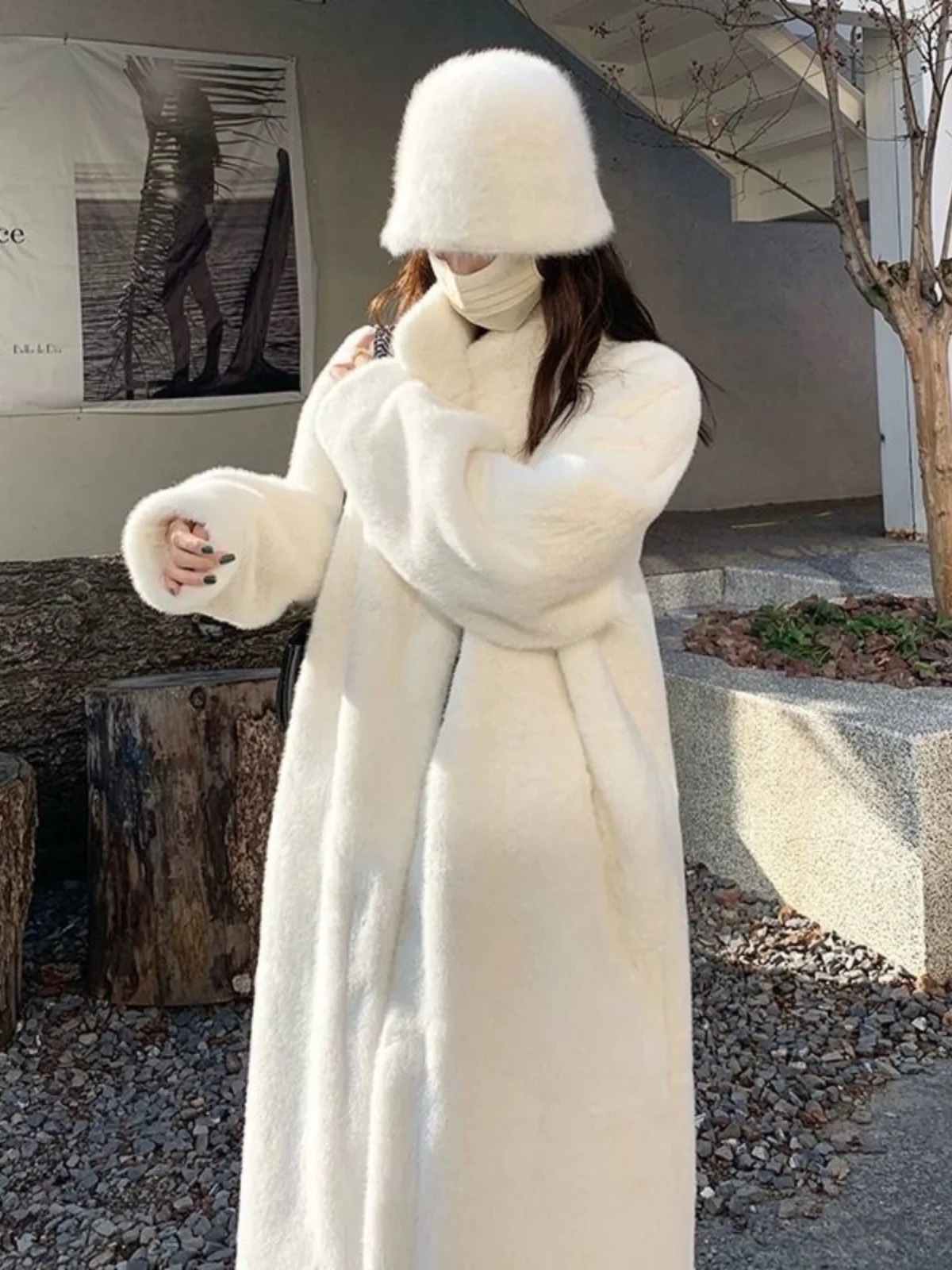 Winter Thiened Loose Lamb Fur Mink Velvet Coat Women's Long Jaet Sweet Sle Whole Skin Splicing Stand Collar Coat
Winter Thiened Loose Lamb Fur Mink Velvet Coat Women's Long Jaet Sweet Sle Whole Skin Splicing Stand Collar Coat