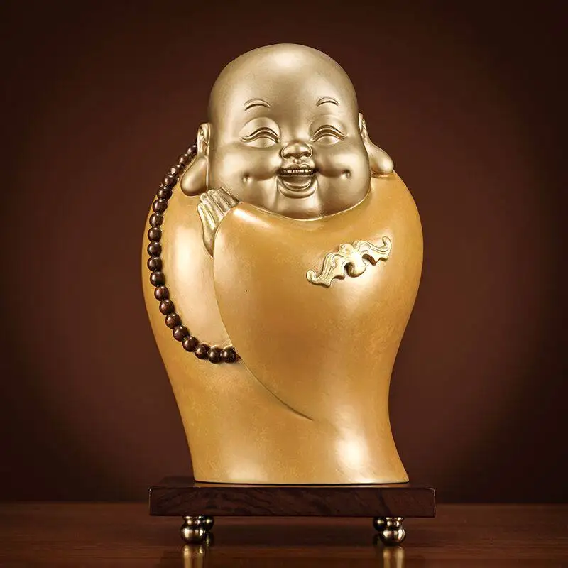 LMM Brass Crafts Contentment Maitreya Buddha Ornament Office Desktop Ornament
LMM Brass Crafts Contentment Maitreya Buddha Ornament Office Desktop Ornament