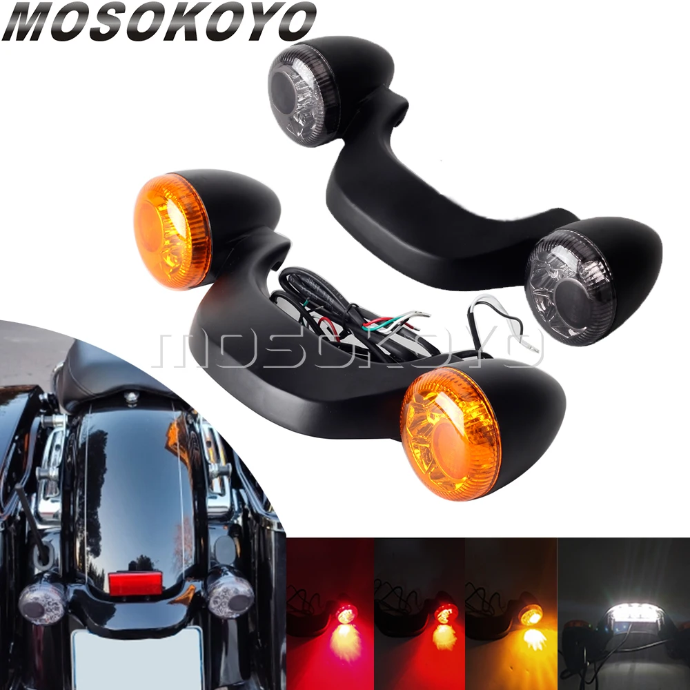 Motorcycle LED Rear Turn Signal Brake Light Bar Lamp Amber Smoke Len For Harley Touring 2010-2022 Street Road Glide Special FLHX
Motorcycle LED Rear Turn Signal Brake Light Bar Lamp Amber Smoke Len For Harley Touring 2010-2022 Street Road Glide Special FLHX