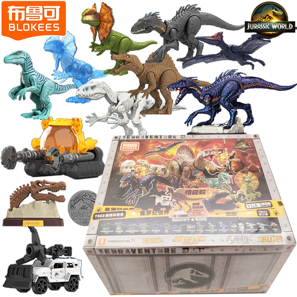 BLOKEES Original Jurassic World Surprise Version Blind Box Dinosaur Model Desktop Display Toys Cool Creative Gifts for Friends
BLOKEES Original Jurassic World Surprise Version Blind Box Dinosaur Model Desktop Display Toys Cool Creative Gifts for Friends