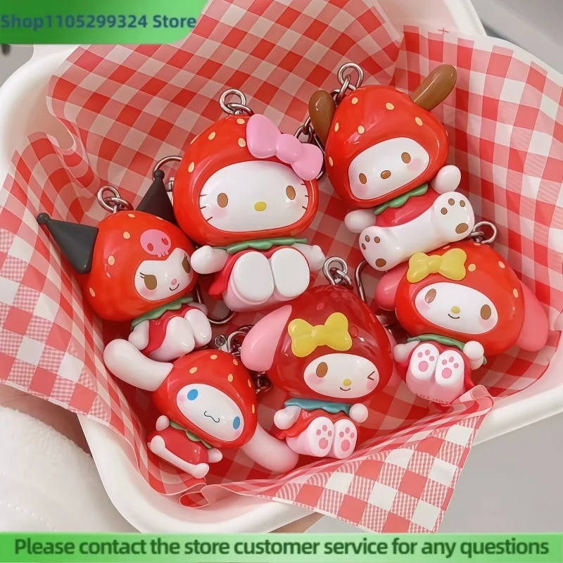 Sanrio Family Strawberry Candy Mini Series Blind Box Keychain Cute Anime Collectible Kuromi Melody Hangyodon Birthday Girls Gift
Sanrio Family Strawberry Candy Mini Series Blind Box Keychain Cute Anime Collectible Kuromi Melody Hangyodon Birthday Girls Gift