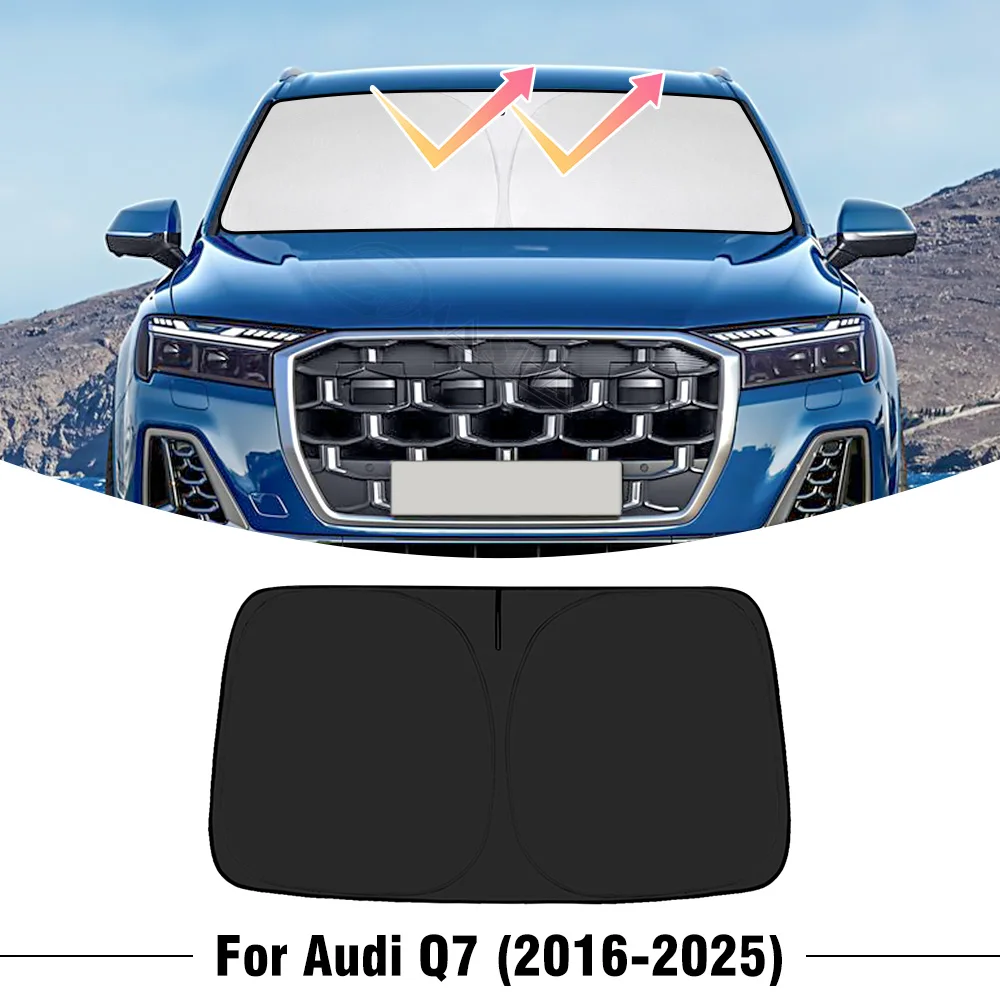 For Audi Q7 2016-2021 2022 2023 2024 2025 Car Windshield Sunshade Cover Front Window Sun Shade Visor UV Protection Accessories
For Audi Q7 2016-2021 2022 2023 2024 2025 Car Windshield Sunshade Cover Front Window Sun Shade Visor UV Protection Accessories