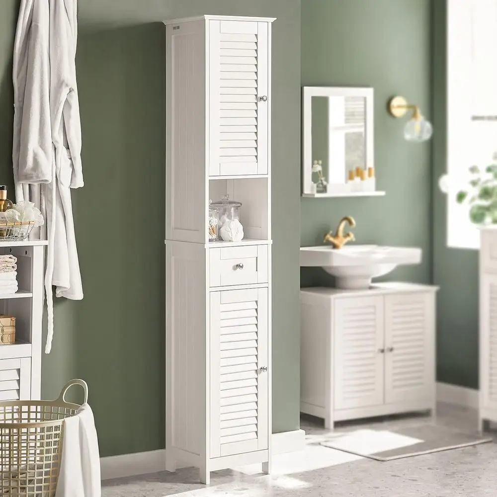 Narrow Bathroom Storage Cabinet, 67" Tall Skinny Bathroom Shel with Ders, reestanding Cabinet with Adjustable Shelves or Laundry
Narrow Bathroom Storage Cabinet, 67" Tall Skinny Bathroom Shel with Ders, reestanding Cabinet with Adjustable Shelves or Laundry