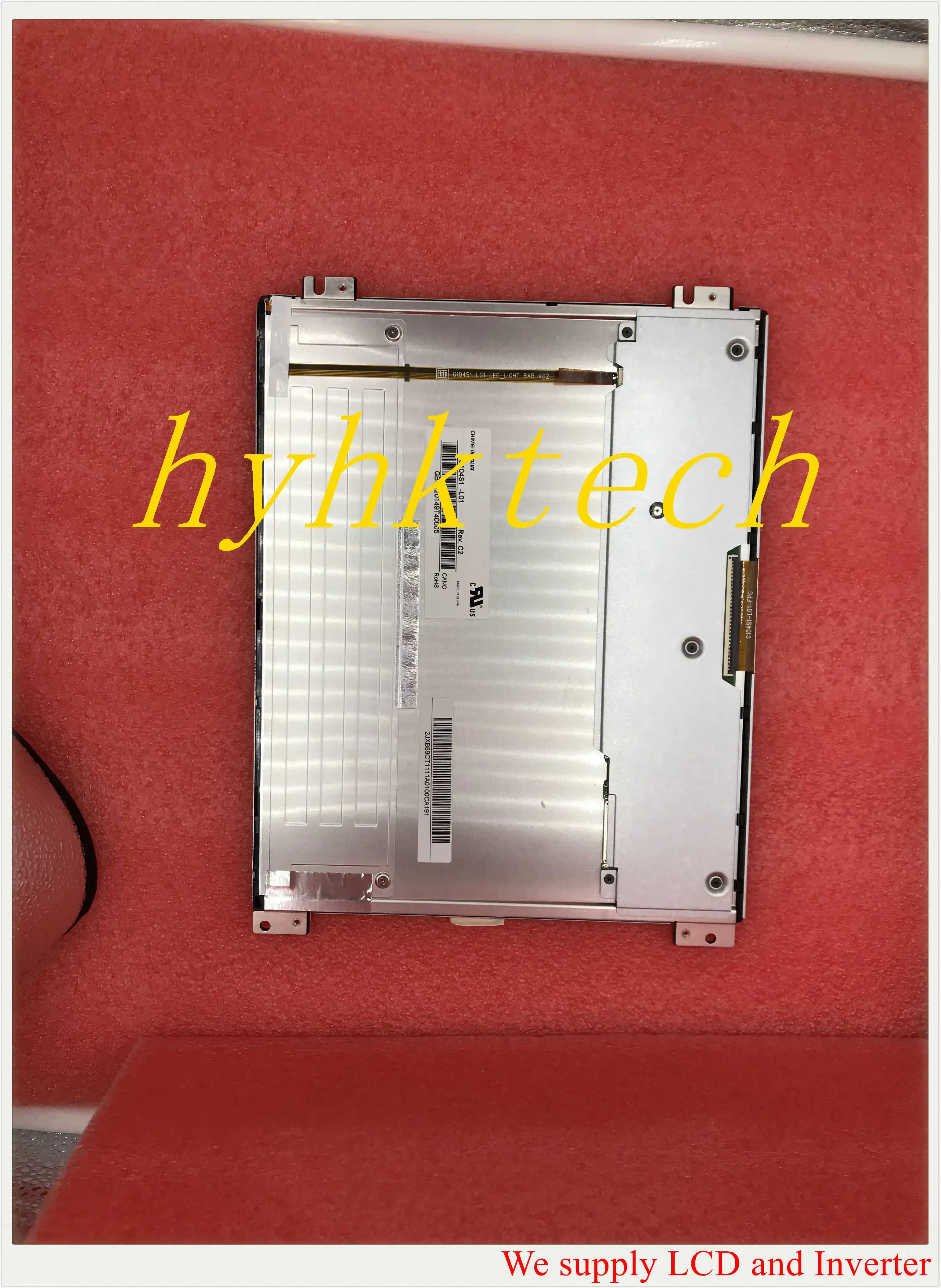 LCD Panel G104S1-L01 10.4 INCH SCREEN with the cable line. 100% tested before shipment
LCD Panel G104S1-L01 10.4 INCH SCREEN with the cable line. 100% tested before shipment
