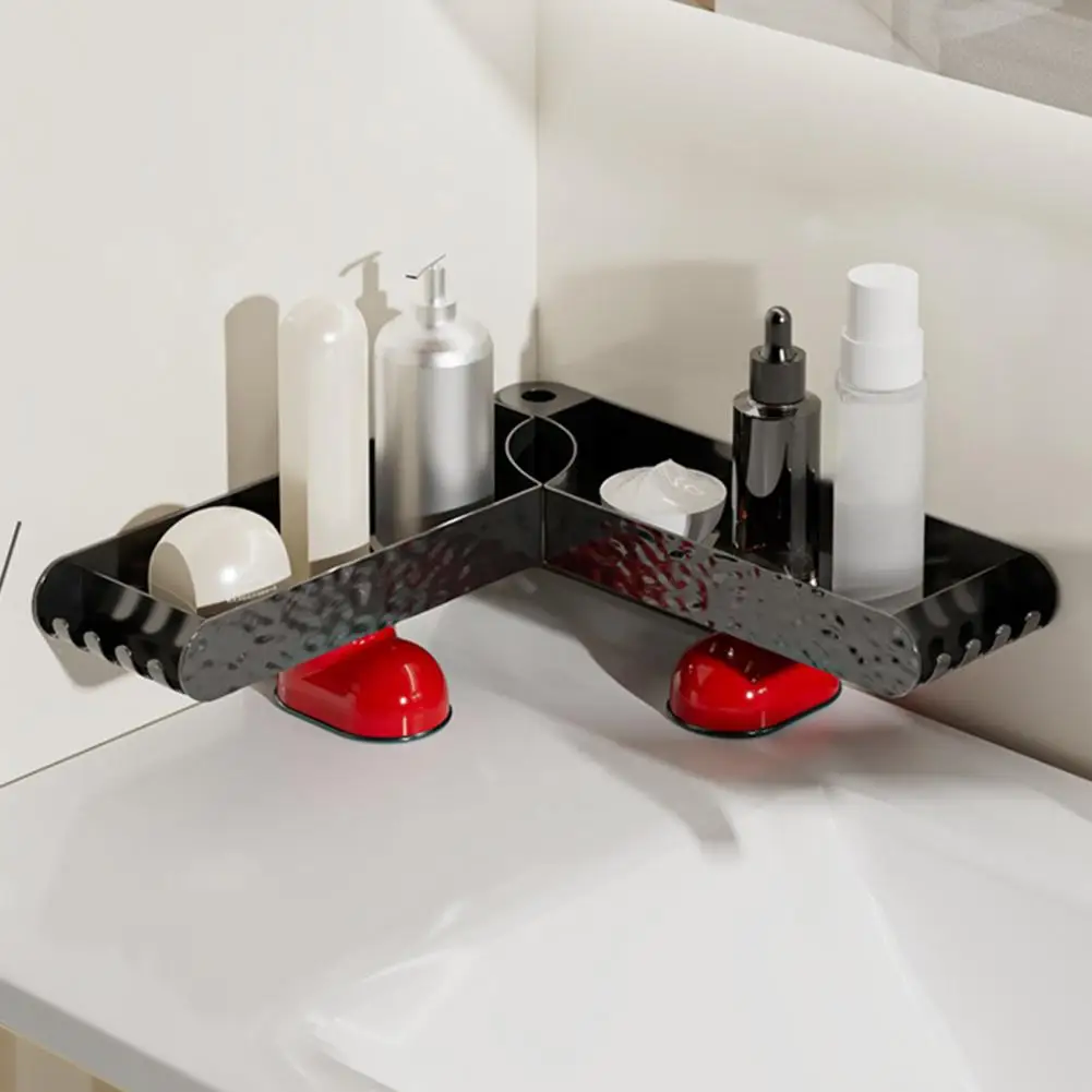 Hollow Drain Hole Shelf No-Drill L-Shaped Corner Shelf, Moisture-Proof Bathroom Organizer for Kitchen Bathroom
Hollow Drain Hole Shelf No-Drill L-Shaped Corner Shelf, Moisture-Proof Bathroom Organizer for Kitchen Bathroom