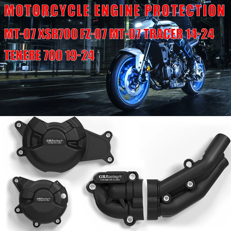 For MT-07 XSR700 FZ-07 MT-07 TRACER 14-24 TENERE 700 19-24 Motorcycle Engine Cover Clutch Cover Protection Accessories
For MT-07 XSR700 FZ-07 MT-07 TRACER 14-24 TENERE 700 19-24 Motorcycle Engine Cover Clutch Cover Protection Accessories