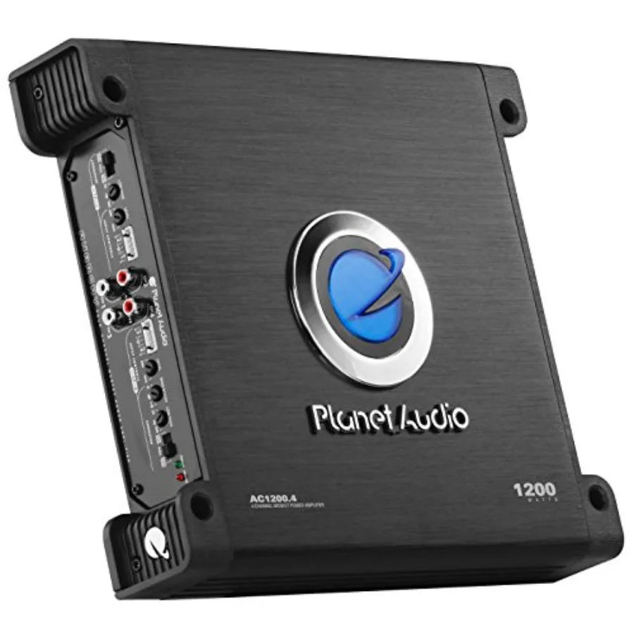 Car audio amplifier for bass enhancement, aluminum chassis, black finish, 1200W high output with high/low pass crossover and su
Car audio amplifier for bass enhancement, aluminum chassis, black finish, 1200W high output with high/low pass crossover and su