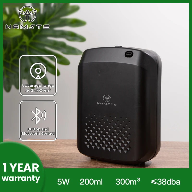 NAMTE Bluetooth Perfume Aroma Diffuser 1000m³ Electric Smell for Home Room Fragrance Flavoring Essential Oil Air Freshener
NAMTE Bluetooth Perfume Aroma Diffuser 1000m³ Electric Smell for Home Room Fragrance Flavoring Essential Oil Air Freshener