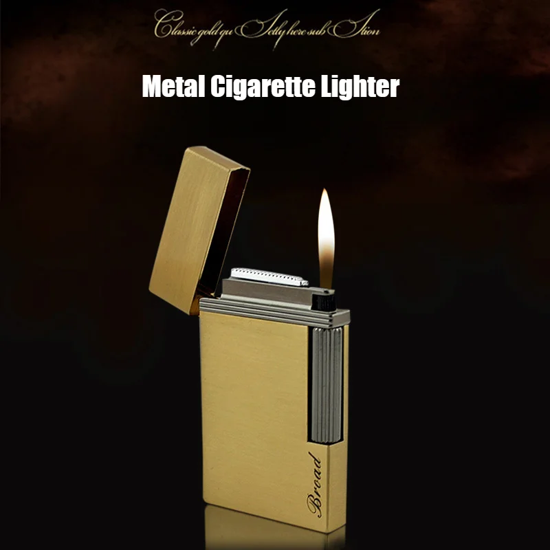 Extremely Thin Steel Sound Loud Sound Grinding Wheel Open Fire Lighter Metal Material Windproof Cigarette Lighters Cigar Igniter
Extremely Thin Steel Sound Loud Sound Grinding Wheel Open Fire Lighter Metal Material Windproof Cigarette Lighters Cigar Igniter