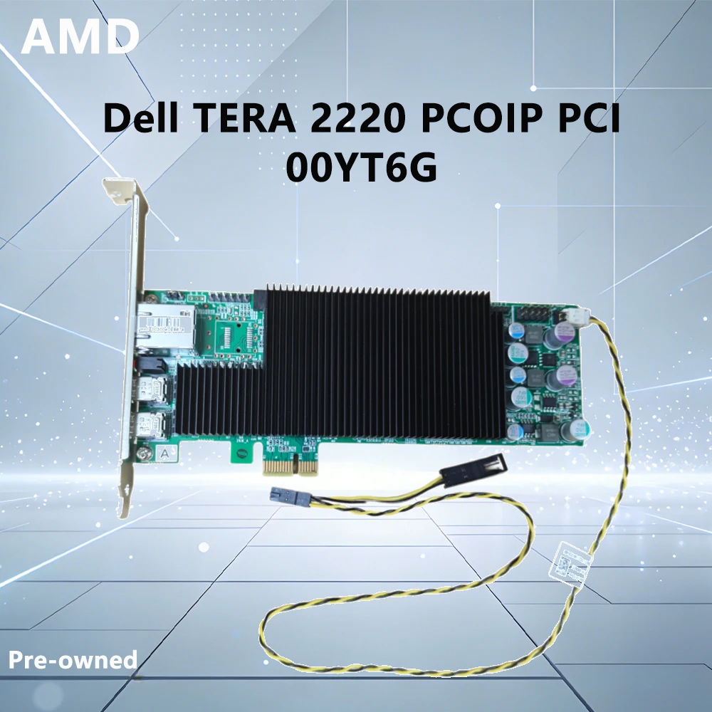Графическая карта TERA 2220 PCOIP PCI 00YT6G с низким профилем, 512 МБ DDR3, для настольных ПК
Графическая карта TERA 2220 PCOIP PCI 00YT6G с низким профилем, 512 МБ DDR3, для настольных ПК