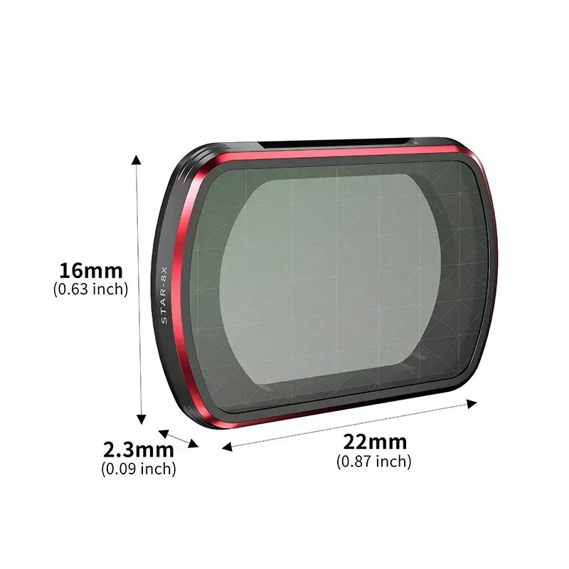 STARTRC ND Filter Set for DJI Pocket 3 Camera Lens Filter CPL ND16 ND8 ND32 ND64 ND256 Filters for OSMO Pocket 3 Accessories
STARTRC ND Filter Set for DJI Pocket 3 Camera Lens Filter CPL ND16 ND8 ND32 ND64 ND256 Filters for OSMO Pocket 3 Accessories
