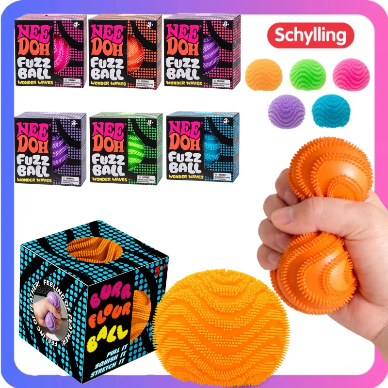 Schylling Nee Doh Fuzz Ball Soft Squishy Stress Ball Sensory Fidget Toy Stress Relief Fun Desktop Decor Relaxation Gift
Schylling Nee Doh Fuzz Ball Soft Squishy Stress Ball Sensory Fidget Toy Stress Relief Fun Desktop Decor Relaxation Gift