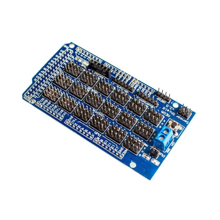 V1 датчик MEGA Shield V1.0 V2.0 MEGA 2560 Поддержка IIC, для Bluetooth, SD, для роботов mega2560 Sensor Shield
V1 датчик MEGA Shield V1.0 V2.0 MEGA 2560 Поддержка IIC, для Bluetooth, SD, для роботов mega2560 Sensor Shield