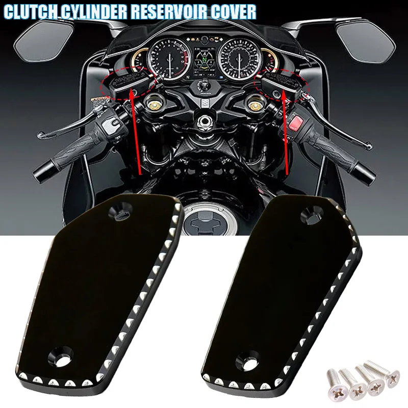 Motorcycle Accessories CNC Oil Fluid Cap 3D LOGO Brake Clutch Cylinder Reservoir Cover For SUZUKI GSX1300R HAYABUSA 2021-2024
Motorcycle Accessories CNC Oil Fluid Cap 3D LOGO Brake Clutch Cylinder Reservoir Cover For SUZUKI GSX1300R HAYABUSA 2021-2024