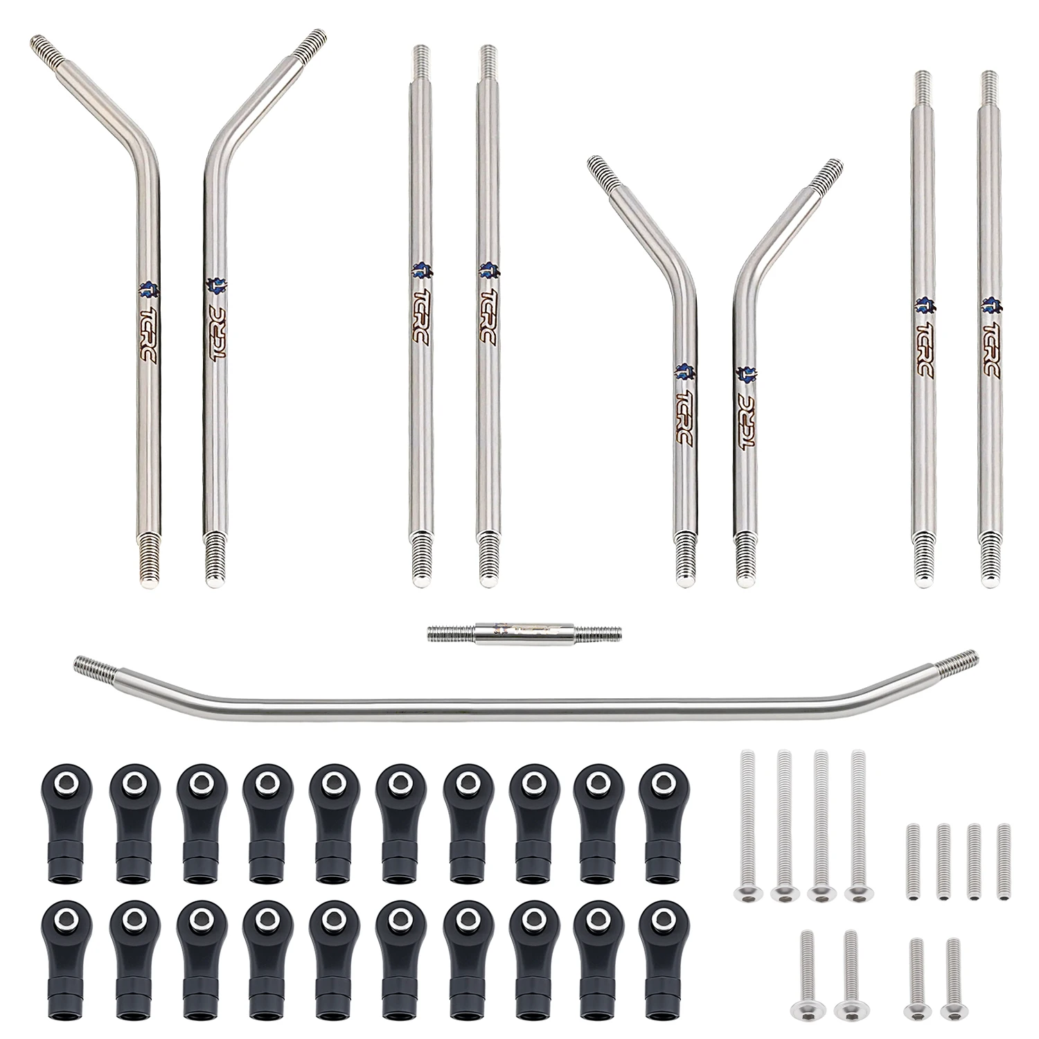 TCRC 10PCS Grade 5 Titanium High Clearance Chassis Links and Steering Links set for Axial 1/8 AXP8 Gilamon Trail Buggy Upgrade
TCRC 10PCS Grade 5 Titanium High Clearance Chassis Links and Steering Links set for Axial 1/8 AXP8 Gilamon Trail Buggy Upgrade