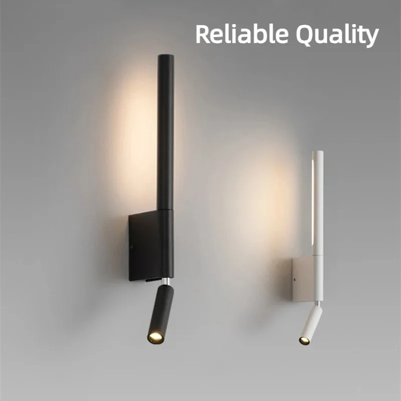Bedside Wall Lamp 330 Degree Rotation Adjustable Wall Lamp Reading Light with Switch Minimalist Master Bedroom Nordic Hotel Room
Bedside Wall Lamp 330 Degree Rotation Adjustable Wall Lamp Reading Light with Switch Minimalist Master Bedroom Nordic Hotel Room