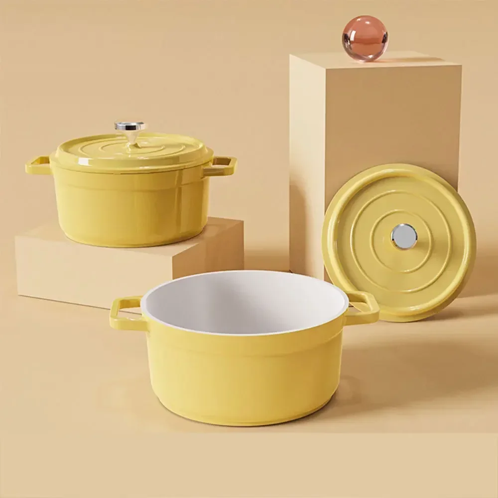 Caliber Saucepan Pots Uncoated Nonstick Frying Pan With Lid Tableware Soup Pot Enamel Gas Induction Stove Kitchen Accessories
Caliber Saucepan Pots Uncoated Nonstick Frying Pan With Lid Tableware Soup Pot Enamel Gas Induction Stove Kitchen Accessories