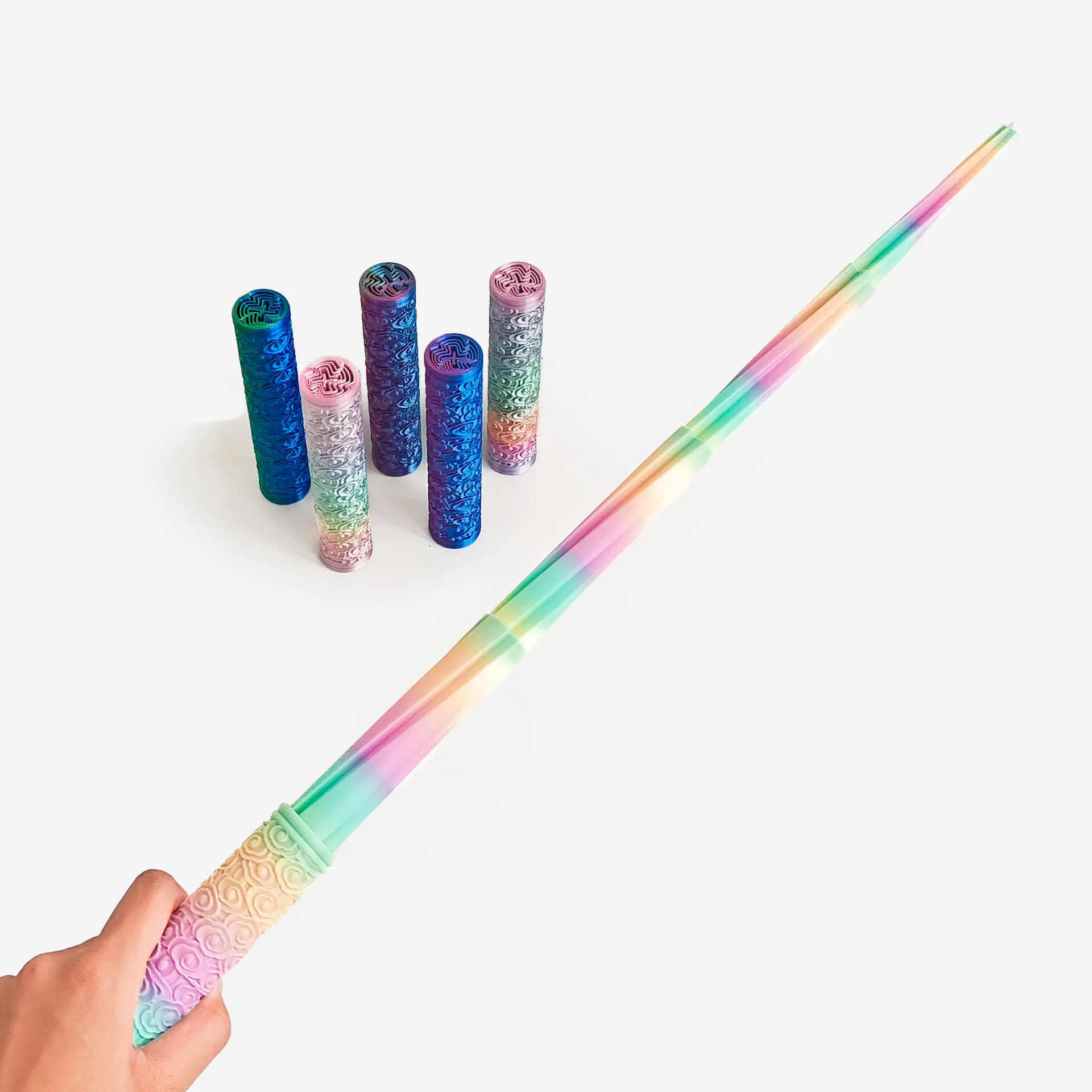 3D Printed Telescoping Sword Toy Expandable Novelty Gift for Kid & Adults Stress Relief Fidget Toy with Safe Retractable Design
3D Printed Telescoping Sword Toy Expandable Novelty Gift for Kid & Adults Stress Relief Fidget Toy with Safe Retractable Design