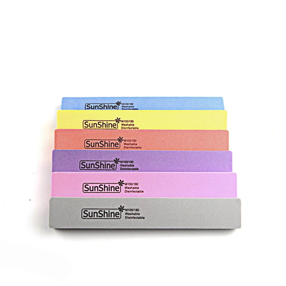 Sunshine 10Pcs Nail Files Buffer 100/180 Grits Nail Art Sanding Buffing Manicure Pedicure Tools Polish Buffer Sponge Board
Sunshine 10Pcs Nail Files Buffer 100/180 Grits Nail Art Sanding Buffing Manicure Pedicure Tools Polish Buffer Sponge Board