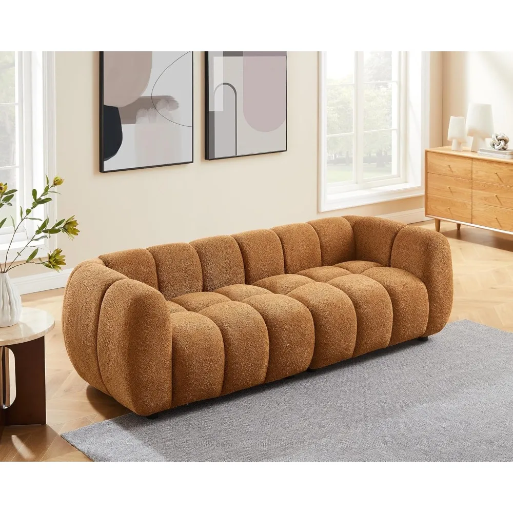 89 inch oversized Boucle sofa, a comfortable modern three seater sofa suitable for living rooms
89 inch oversized Boucle sofa, a comfortable modern three seater sofa suitable for living rooms