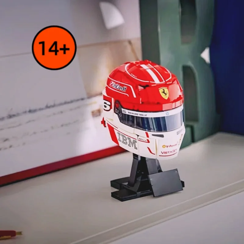 F1 Star Charles Leclerc Helmet Construction Blocks Realistic Racing Helmet DIY Assemble Model Desktop Display Toys for Adults
F1 Star Charles Leclerc Helmet Construction Blocks Realistic Racing Helmet DIY Assemble Model Desktop Display Toys for Adults