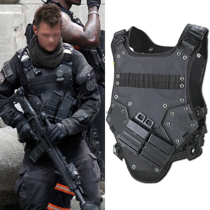 Molle Vest Multifunctional Tactical Airsoft Vest, Practical Paintball Military Combat Vest for Outdoor Shooting Training
Molle Vest Multifunctional Tactical Airsoft Vest, Practical Paintball Military Combat Vest for Outdoor Shooting Training