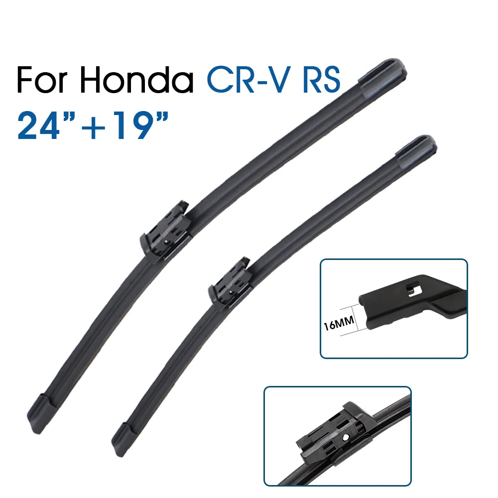 Car Wiper Blade Front Window Windscreen Windshield Wipers 24"+19" For Honda CR-V RS 2023-2026 Fit Push Button Auto Accessories
Car Wiper Blade Front Window Windscreen Windshield Wipers 24"+19" For Honda CR-V RS 2023-2026 Fit Push Button Auto Accessories