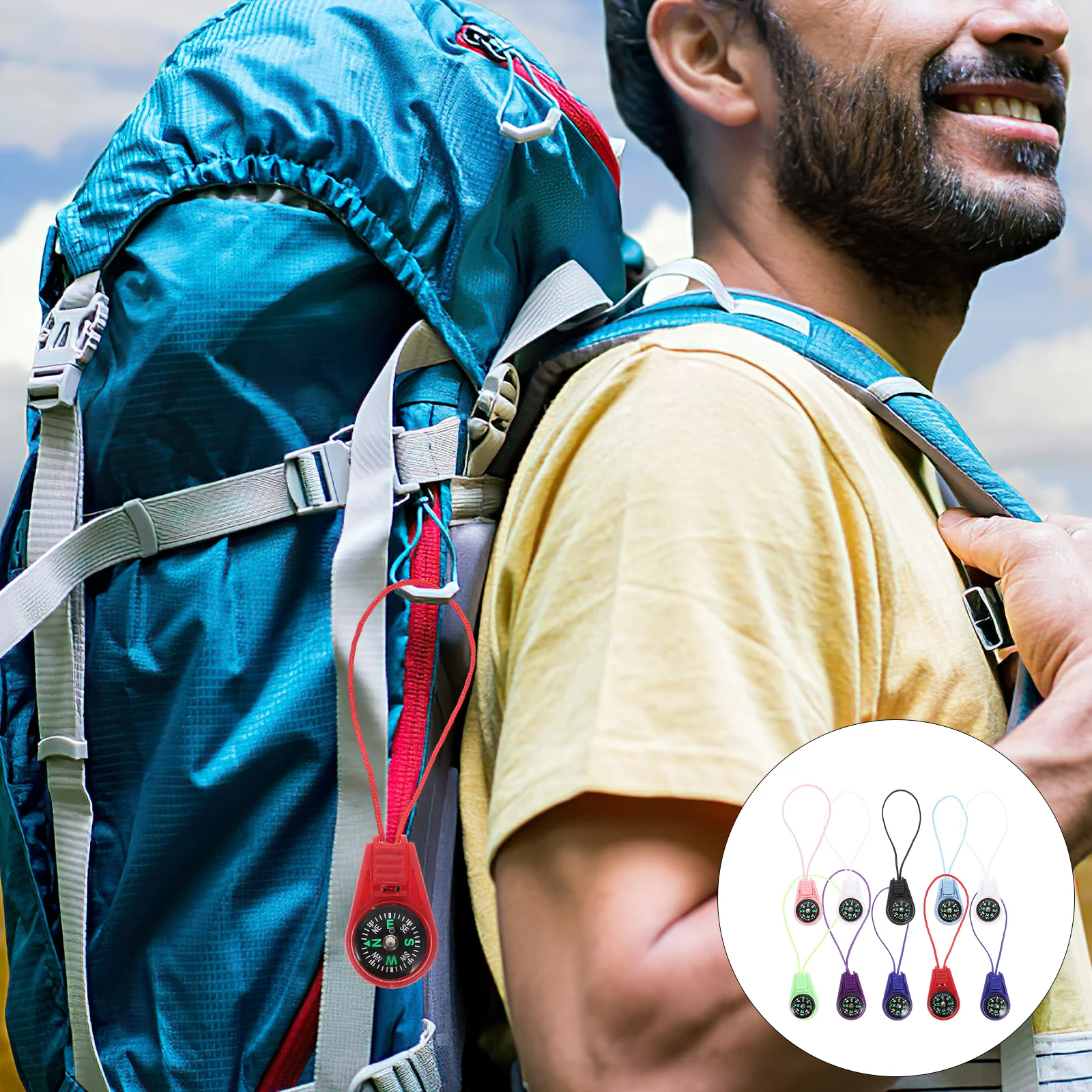 20 Pcs Camping Accessories Compass Lanyard Tiny for Hiking Pendant Keychain Portable Small Mini Compasses Travel
20 Pcs Camping Accessories Compass Lanyard Tiny for Hiking Pendant Keychain Portable Small Mini Compasses Travel
