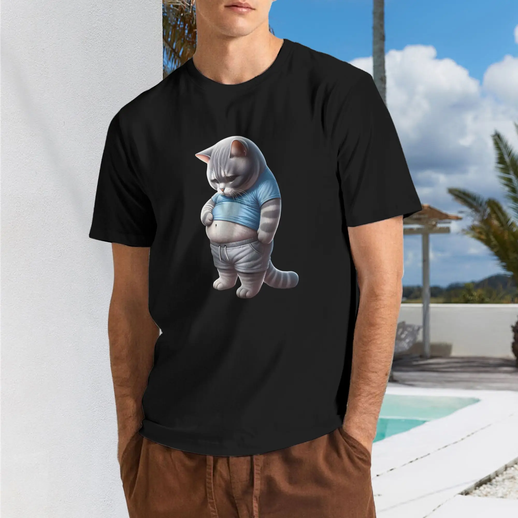 New 2025 yaer “Chonky Cat in Casual Attire A Puzzled Pose” t shirt men sleeve shirt
New 2025 yaer “Chonky Cat in Casual Attire A Puzzled Pose” t shirt men sleeve shirt