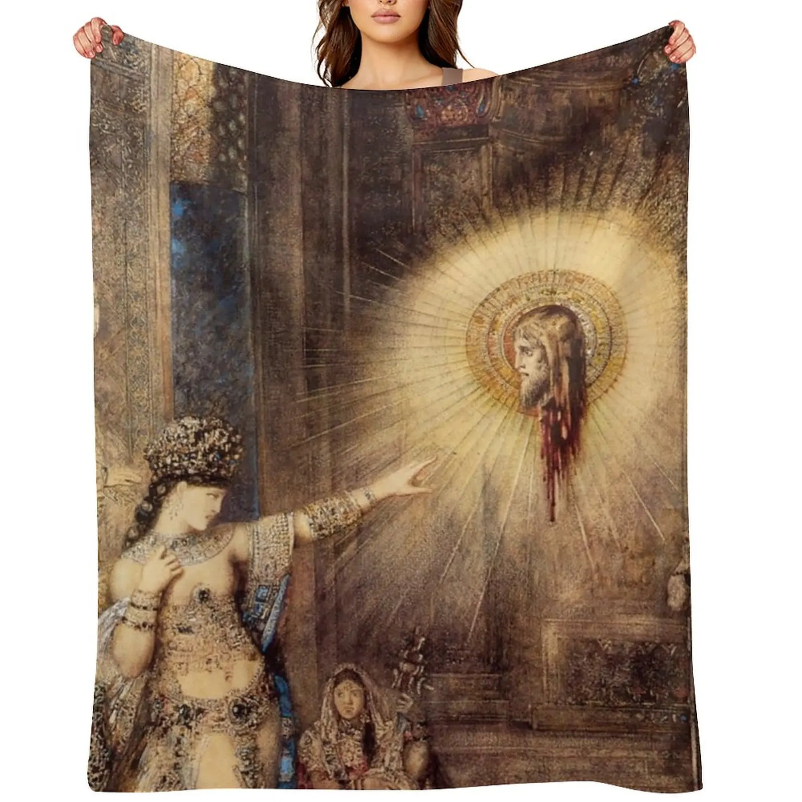 Salome and the Apparition of the Baptist's Head - Gustave Moreau Throw Blanket Extra Large Throw Designers Beach Soft Blankets
Salome and the Apparition of the Baptist's Head - Gustave Moreau Throw Blanket Extra Large Throw Designers Beach Soft Blankets