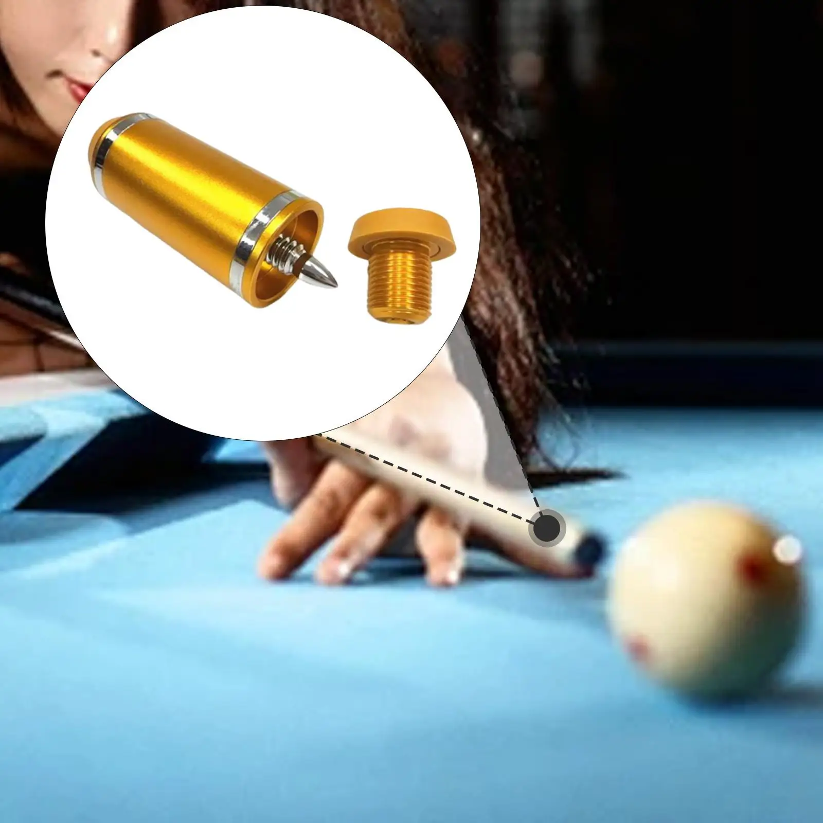 Billiard Pool Stick Extension Strong Aluminum Alloy Extender Repair Tool for Snooker Cue Club Room Supplies
Billiard Pool Stick Extension Strong Aluminum Alloy Extender Repair Tool for Snooker Cue Club Room Supplies